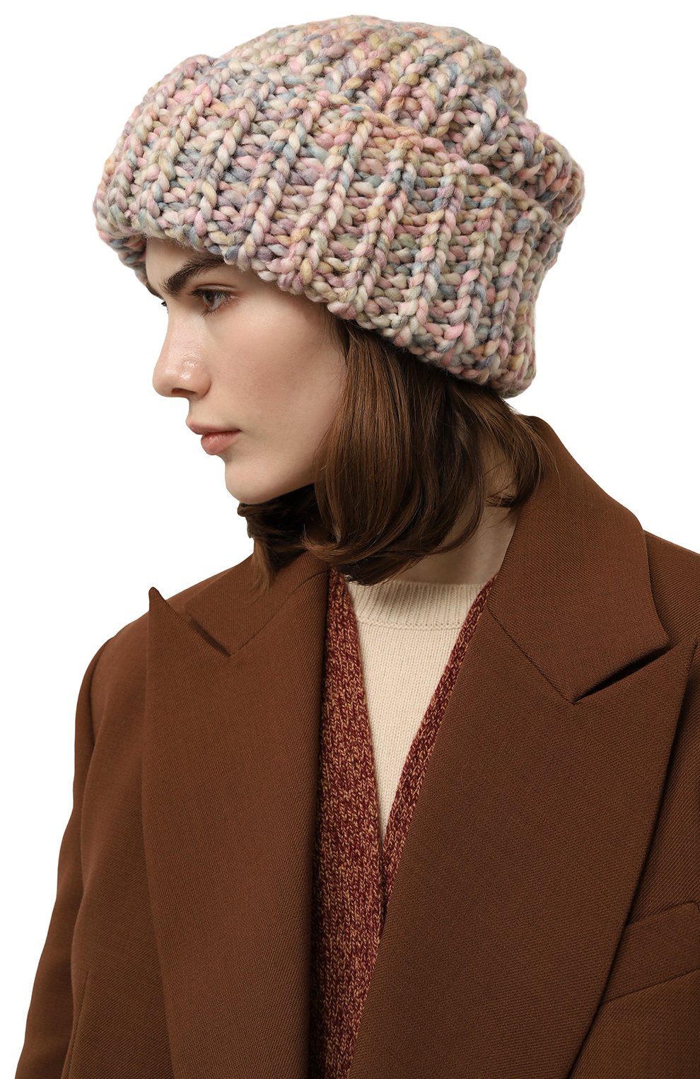 Шапка A.T.T. разноцветного цвета по цене 5940 руб., арт. 2360, фото 2 Шапка A.T.T., арт. 2360, фото 2