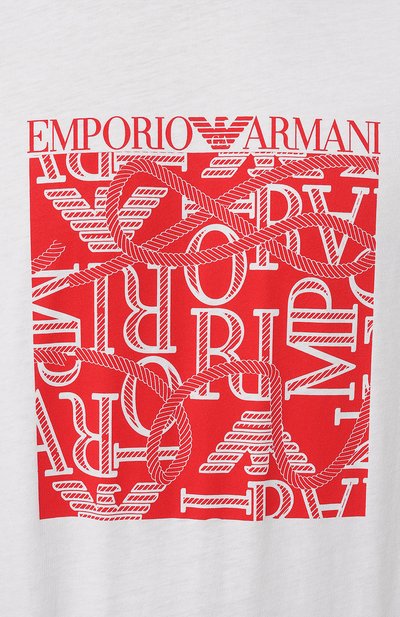Хлопковая футболка EMPORIO ARMANI, арт. 211818/4R468, фото 5
