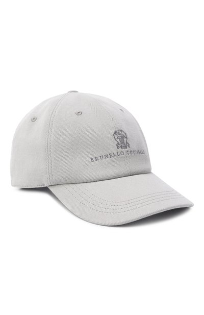 Мужская хлопковая бейсболка BRUNELLO CUCINELLI, арт. M277P9850