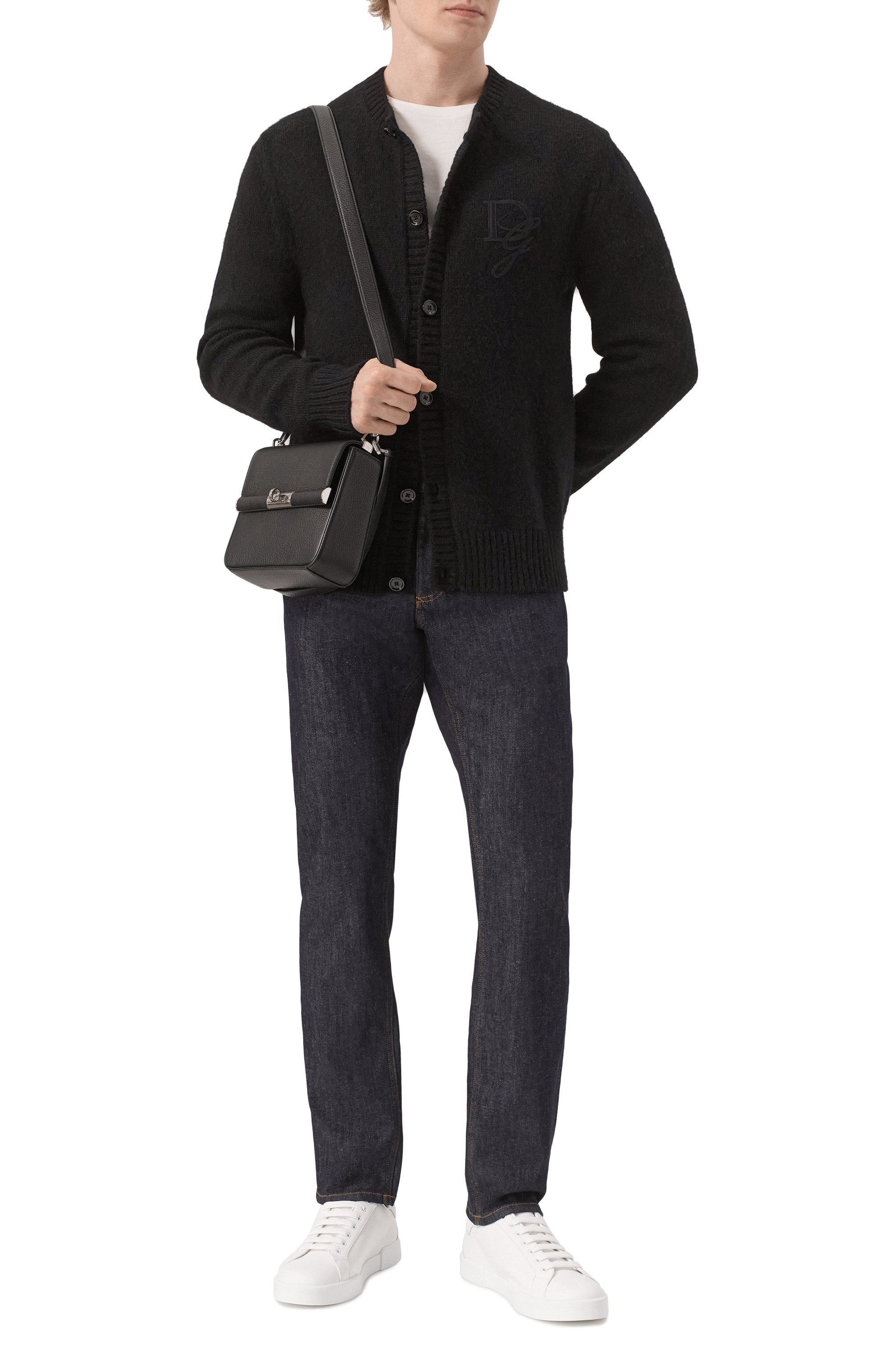 Кожаные кеды strobel portofino light DOLCE & GABBANA, арт. CS2324/AV066, фото 2