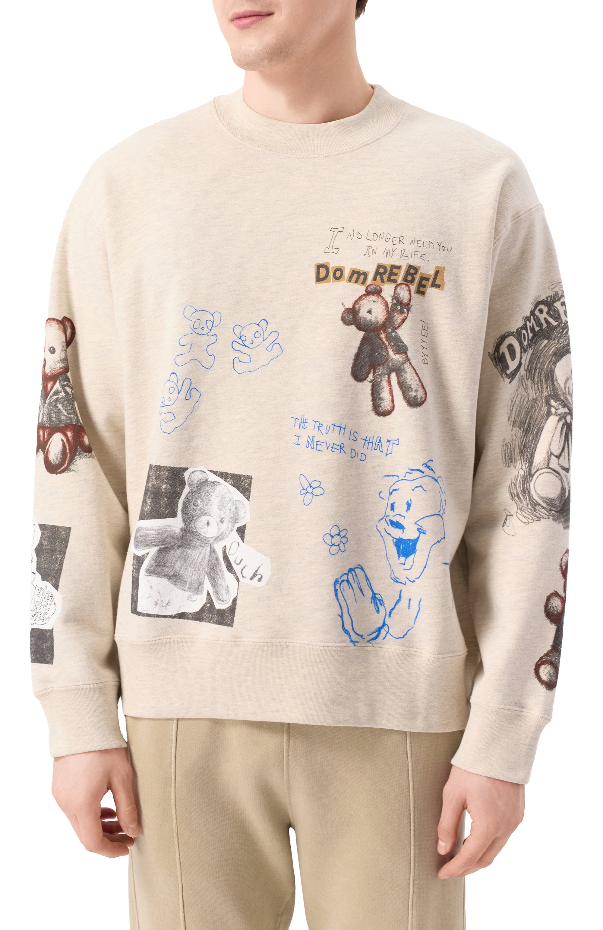 Хлопковый свитшот DOMREBEL, арт. STUFFY/SWEATSHIRT, фото 3