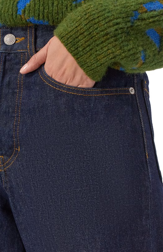 Джинсы Dries Van Noten 130935/3384 Синий  130935/3384 Фото 5