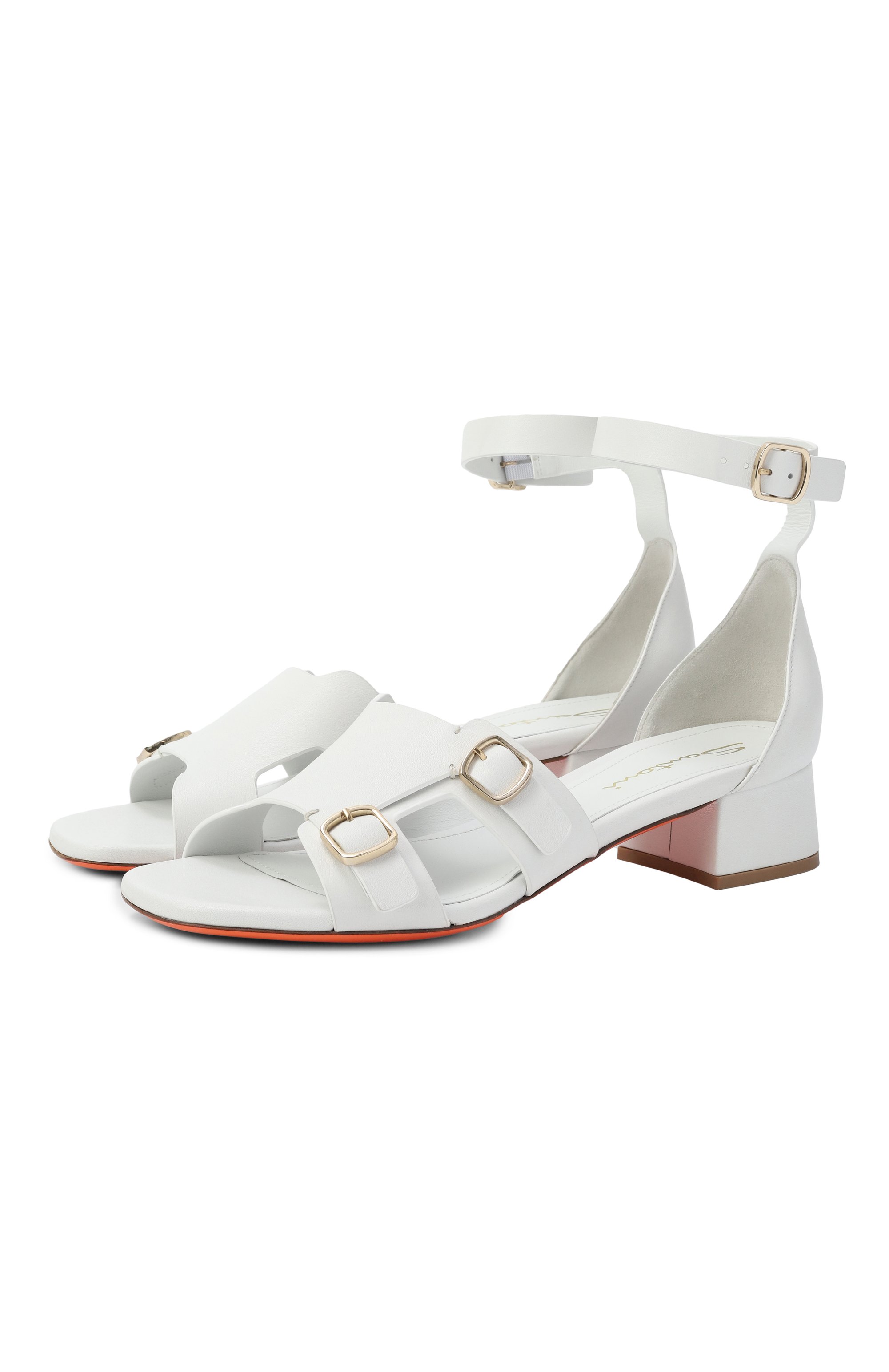 Кожаные босоножки SANTONI, арт. WHVG71606HA2TLGA, фото 1