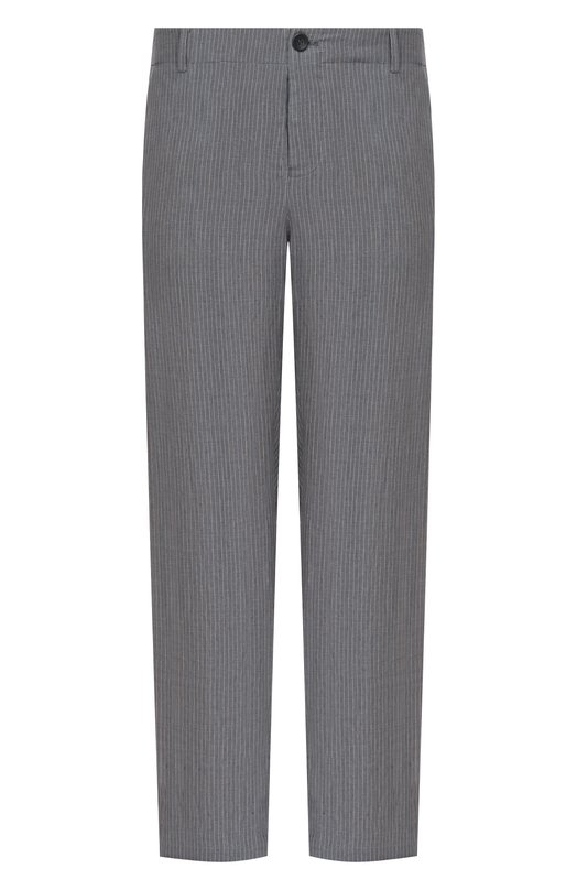 Льняные брюки Hannes Roether TRA21VEL.6069 Серый TRA21VEL.6069