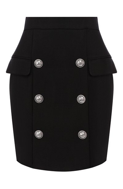 Женская юбка из вискозы BALMAIN, арт. SF04082/V051
