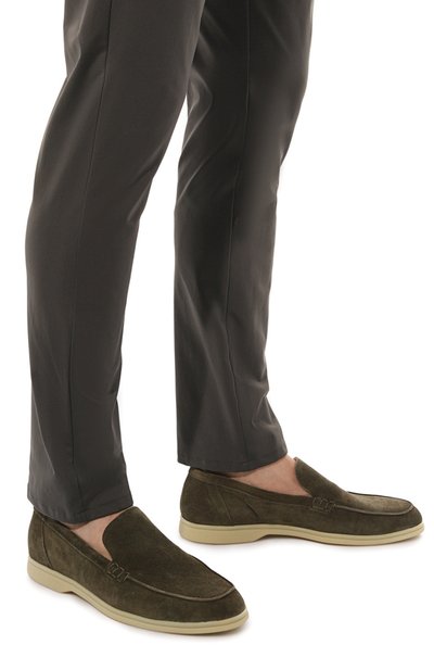 Замшевые лоферы MILLE 885, арт. GLASG0W/PEACH, ф ото 3