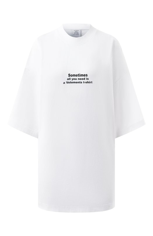 фото Хлопковая футболка vetements