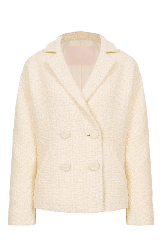 Твидовый жакет MVST M26.2PW.J004/F108 IV0RY B0UCLE Кремовый M26.2PW.J004/F108 IV0RY B0UCLE