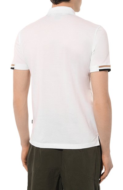 Хлопковое поло BOSS, арт. 50467113, фото 4