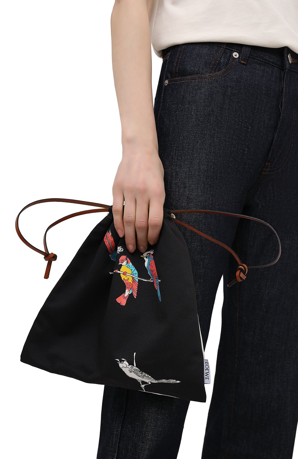 Клатч drawstring small loewe x paula's ibiza LOEWE, арт. C822057X08, фото 2