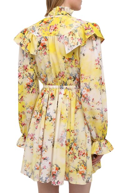 Платье MSGM желтого цвета по цене 57200 руб., арт. 3041MDA20 217152, фото 4 Платье MSGM, арт. 3041MDA20 217152, фото 4