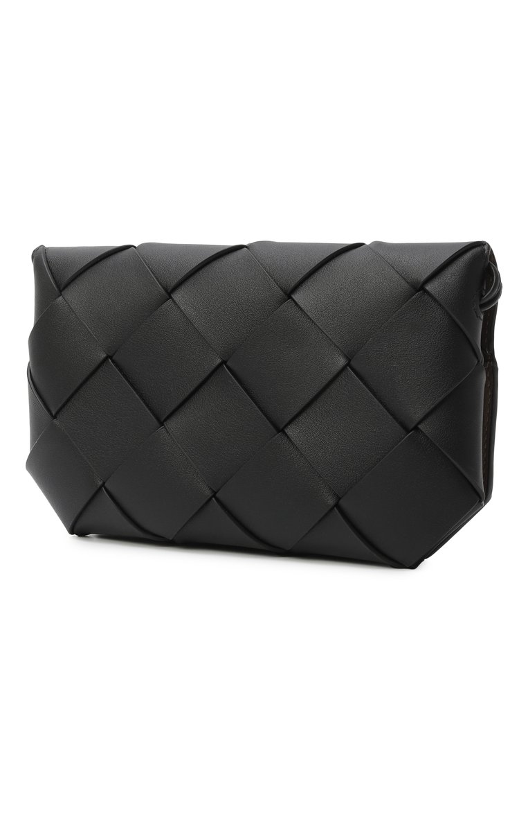 Мужской кожаное портмоне diago BOTTEGA VENETA черного цвета, арт. 817818/V5AJ1 | Фото 2 (Материал: Натуральная кожа; Нос: Не проставлено)