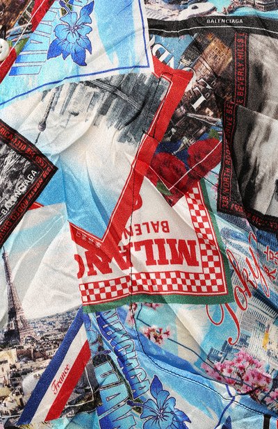 Шелковая рубашка BALENCIAGA, арт. 681813/TML05, фото 5