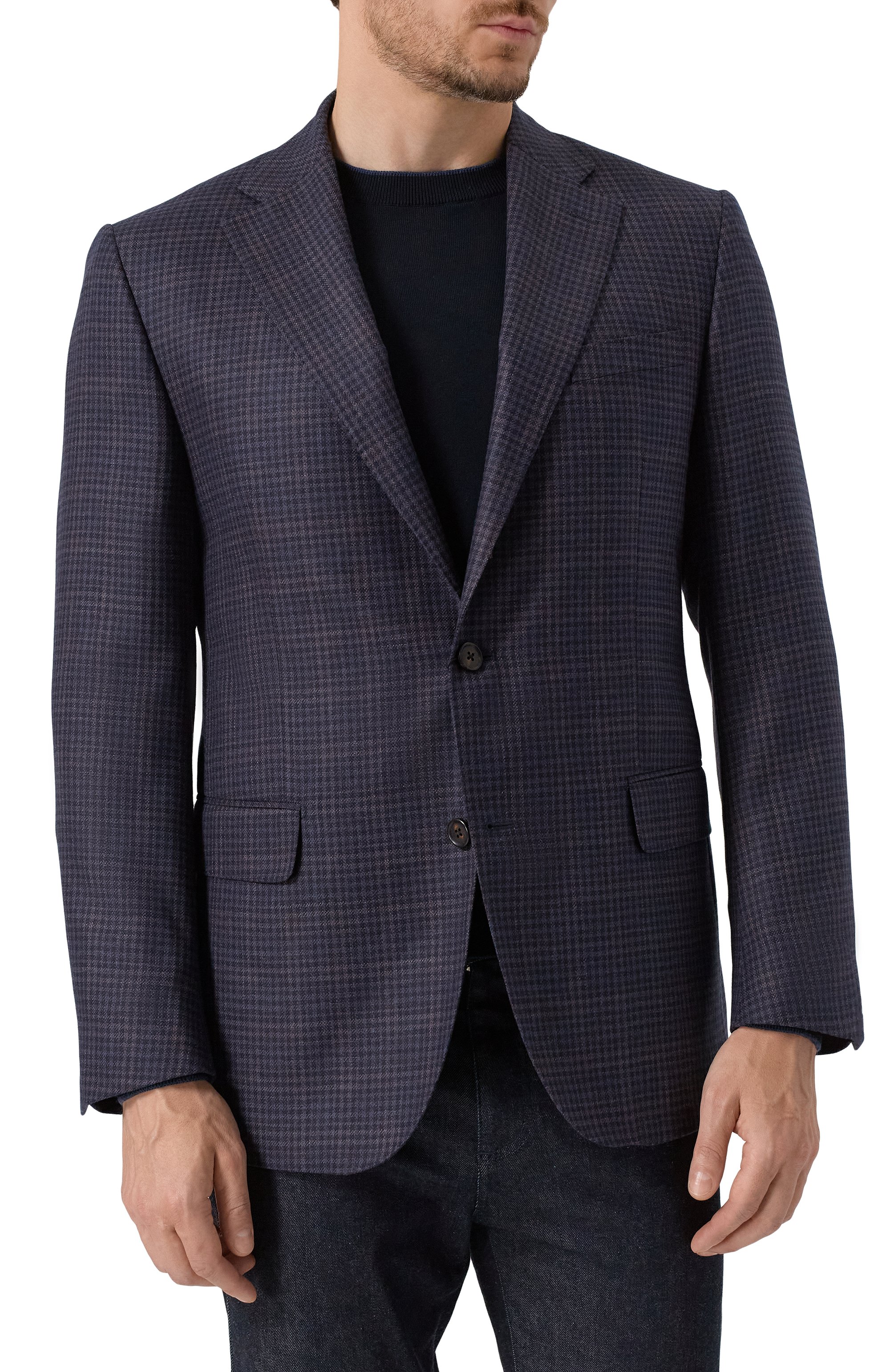 Пиджак из шелка и шерсти CORNELIANI, арт. 266008-2616921, фото 5