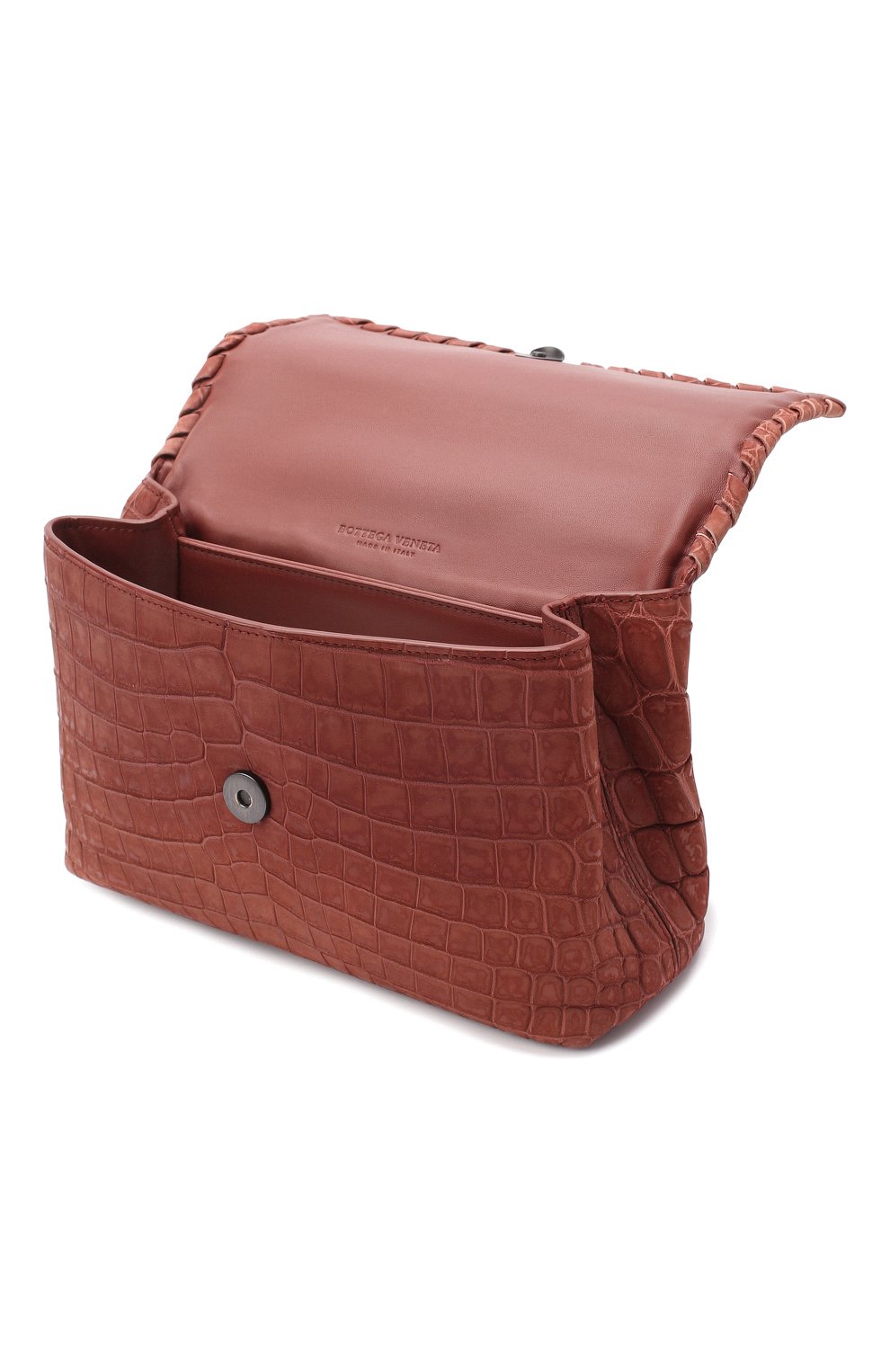 Сумка из кожи крокодила BOTTEGA VENETA, арт. 420462/VBH81, фото 4