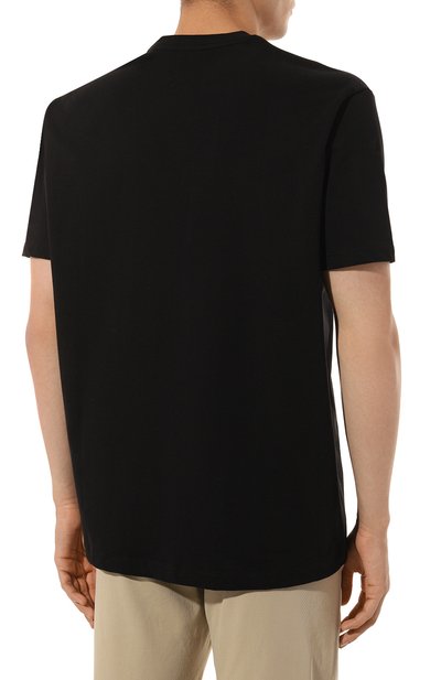 Хлопковая футболка PAUL&SHARK черного цвета по цене 21600 руб., арт. 14311638/011, фото 4 Хлопковая футболка PAUL&SHARK, арт. 14311638/011, фото 4