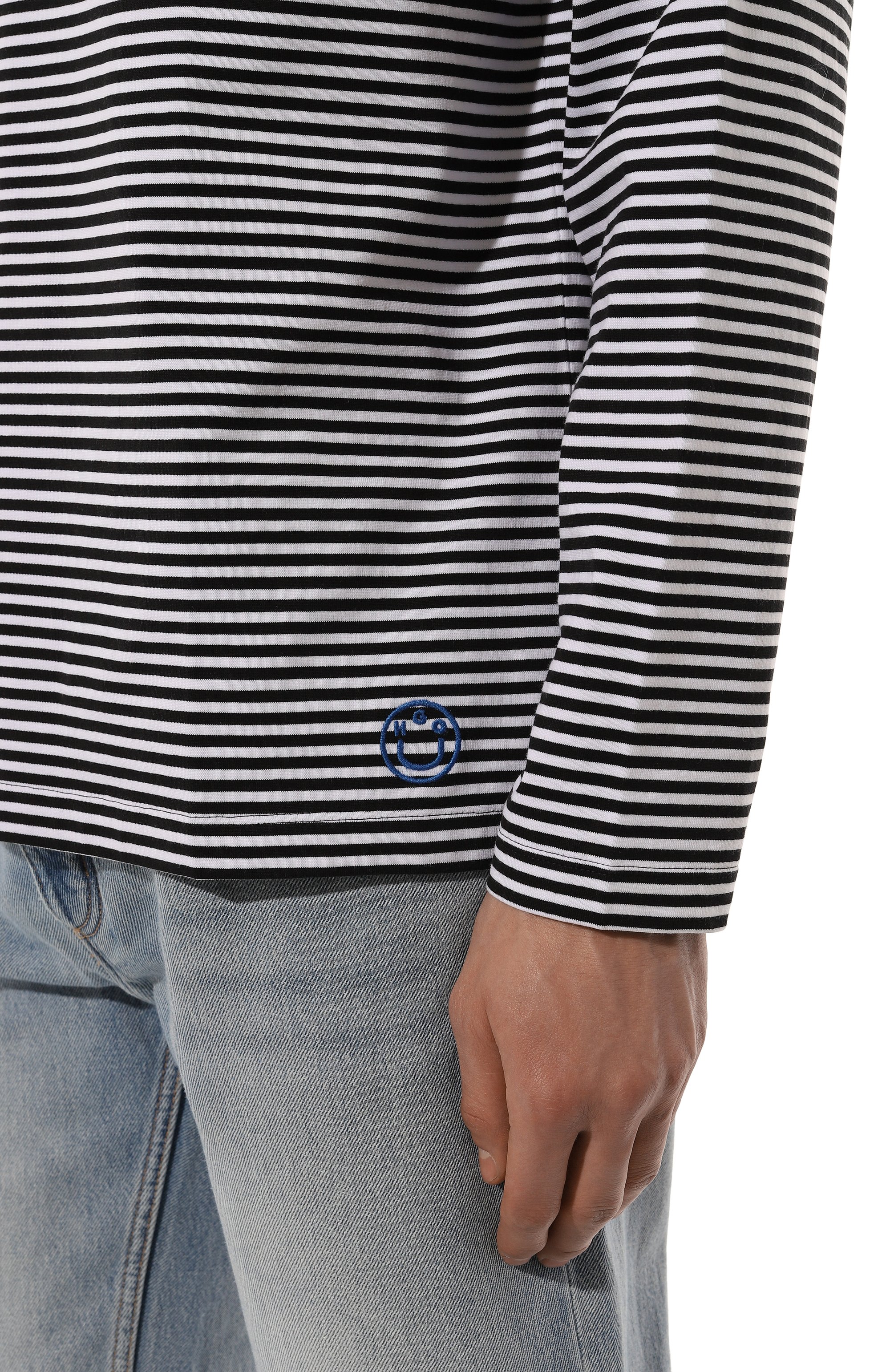 Хлопковый лонгслив HUGO BLUE, арт. 50531982, фото 5