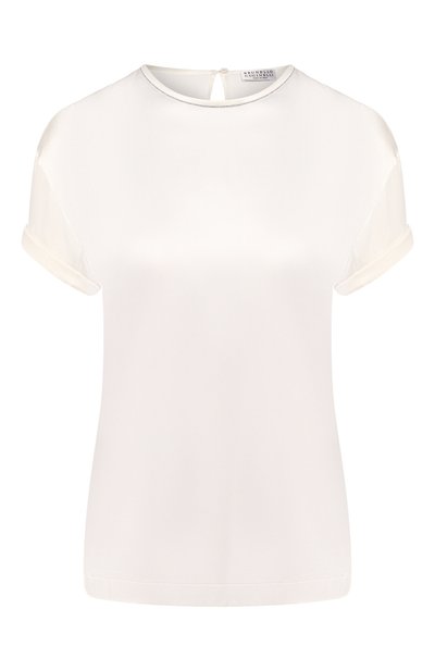 Женский шелковый топ BRUNELLO CUCINELLI, арт. M0C59DE310