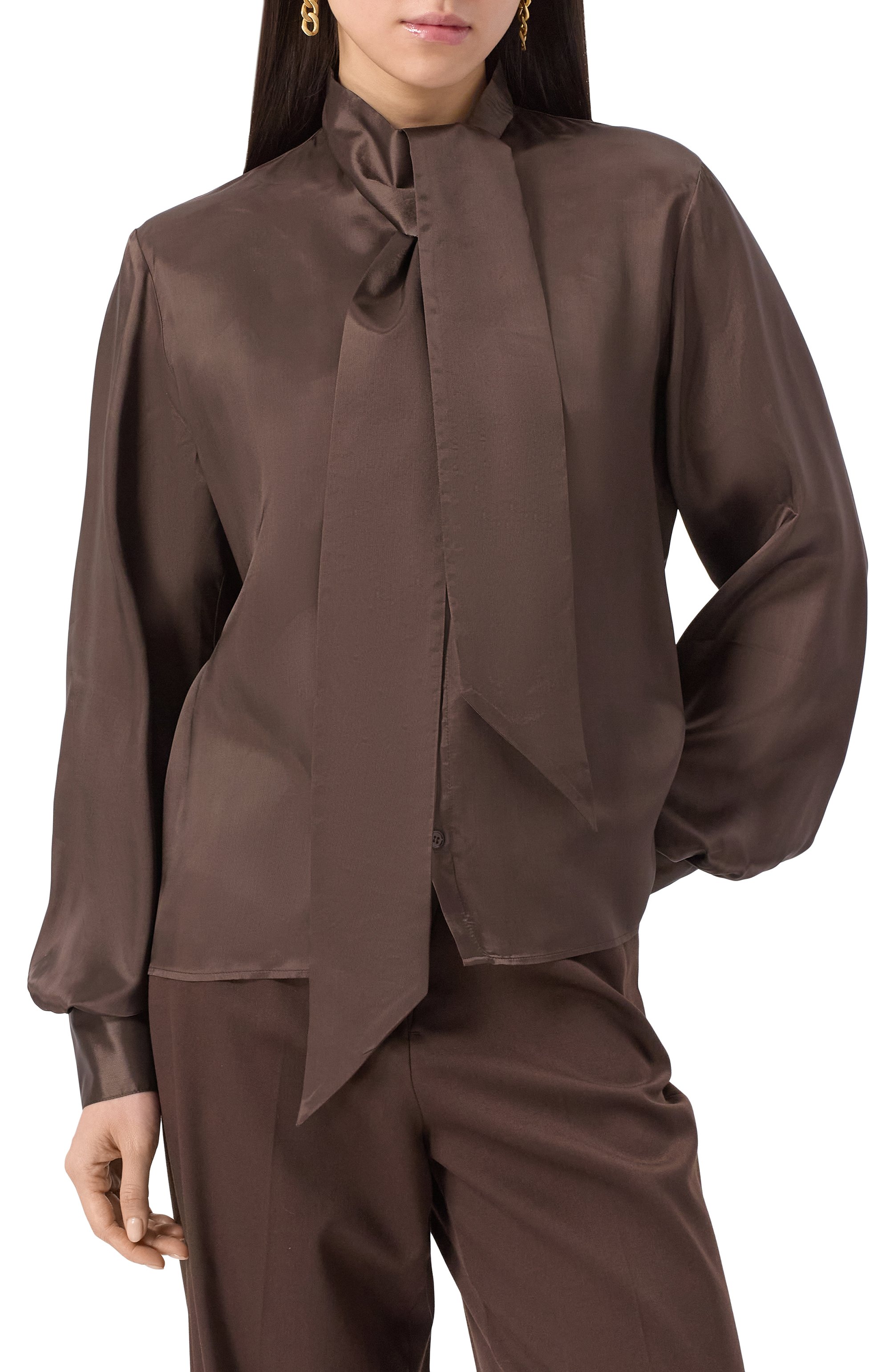 Блузка из вискозы MM6, арт. S52DT0048/S41355, фото 3