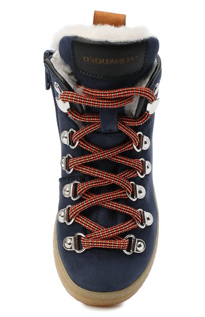 Замшевые ботинки DSQUARED2, арт. 65157/M0RBID0NE/18-27, фото 4
