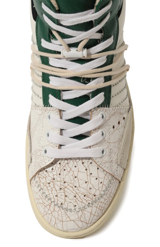 Кожаные кеды Cage Dual Hidnander Белый, фото 6