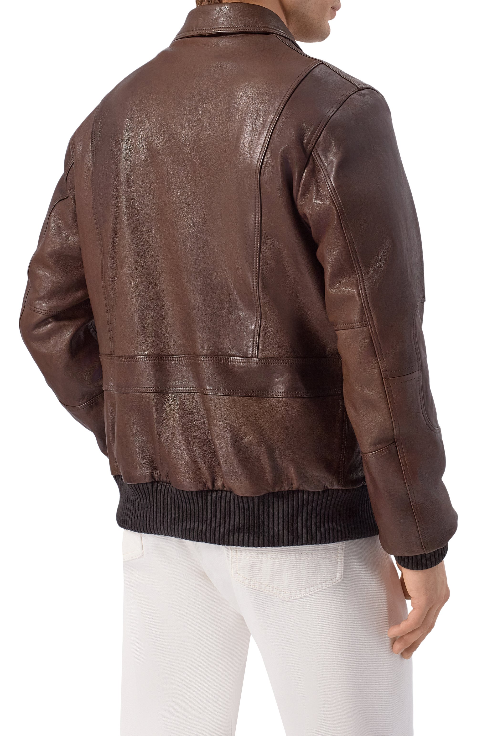 Кожаный бомбер AERONAUTICA MILITARE, арт. PN5058U100839, фото 4