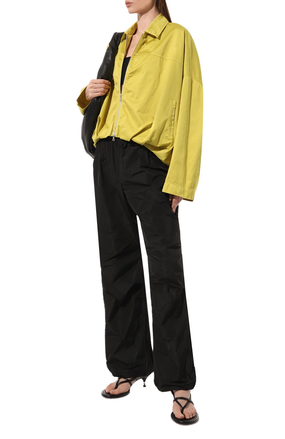 Хлопковая куртка DRIES VAN NOTEN желтого цвета по цене 108500 руб., арт. 231-010506-6055, фото 2 Хлопковая куртка DRIES VAN NOTEN, арт. 231-010506-6055, фото 2