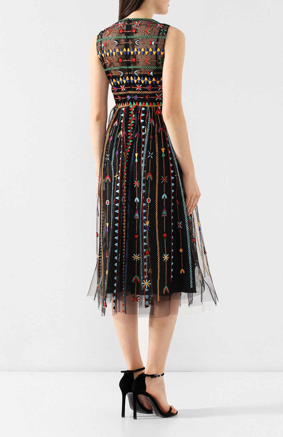 Платье-миди REDVALENTINO, арт. RR0VA02C/XEF, фото 4