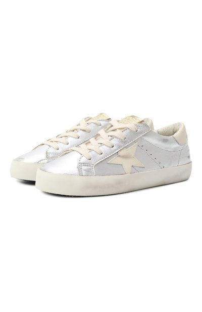 Кожаные кеды super-star GOLDEN GOOSE DELUXE BRAND, арт. GYF00101.F006759