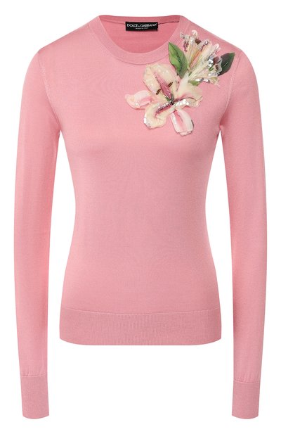 Женский шелковый пуловер DOLCE & GABBANA, арт. FX150Z/JASHE