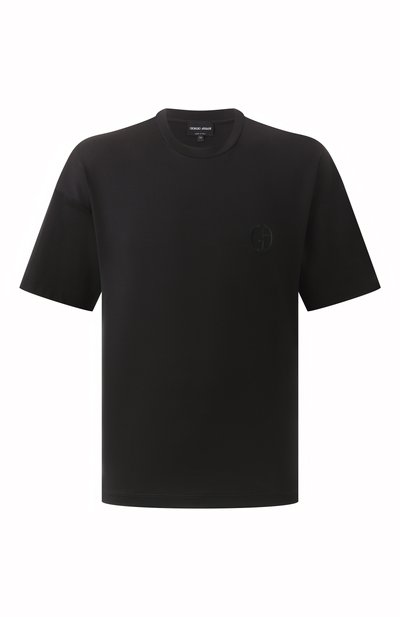 Мужская хлопковая футболка GIORGIO ARMANI, арт. GM001246/TE10333