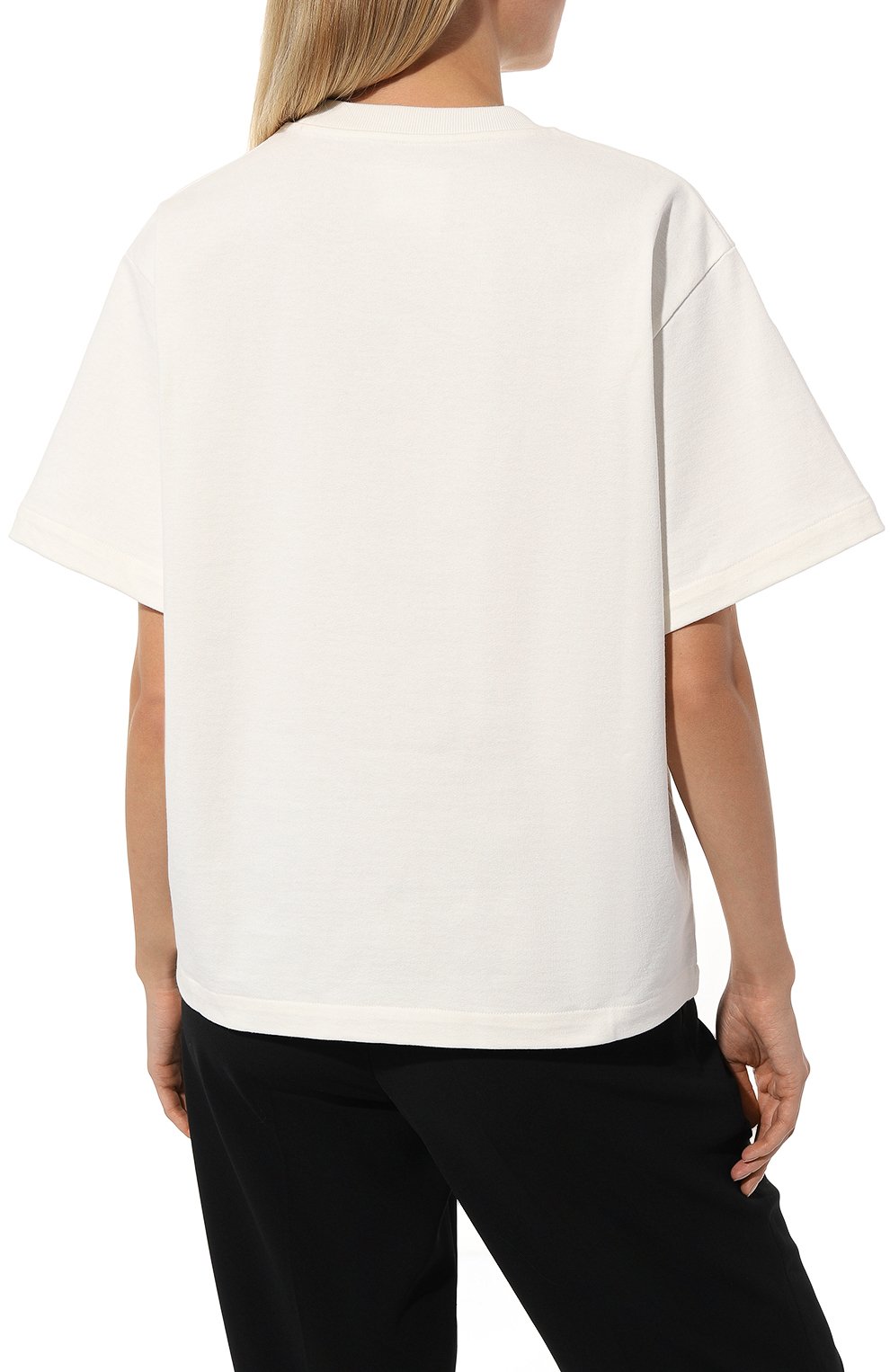 Хлопковая футболка JIL SANDER, арт. J02GC0001/J45047, фото 4