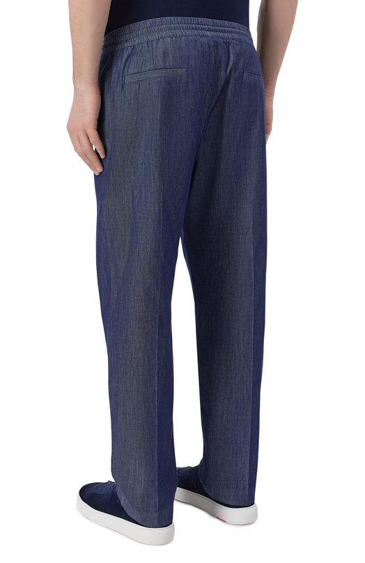 Хлопковые брюки Gran Sasso 76122/56100 Синий  76122/56100 Фото 4