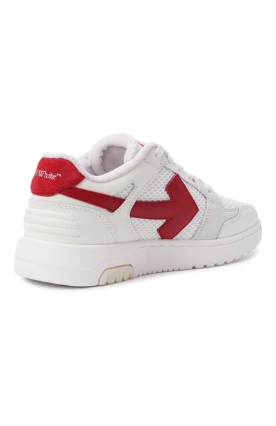 Комбинированные кеды out of office OFF-WHITE, арт. 0WIA276F25LEA0010129, фото 5