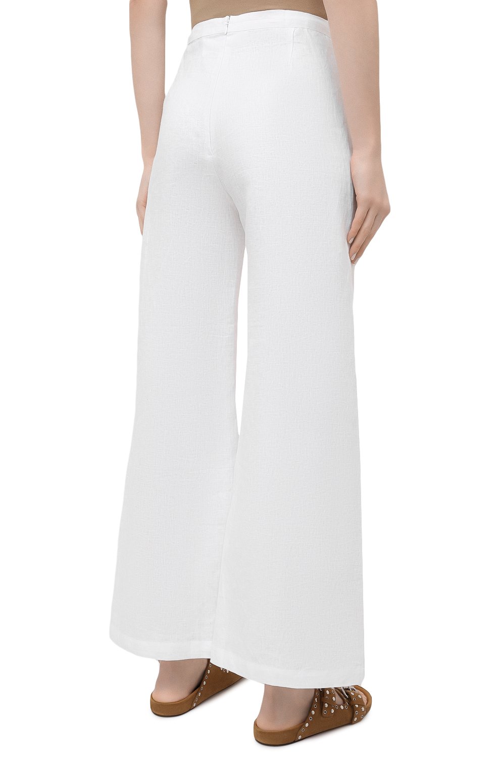 Льняные брюки FAITHFULL THE BRAND, арт. FF1683-WHT, фото 4