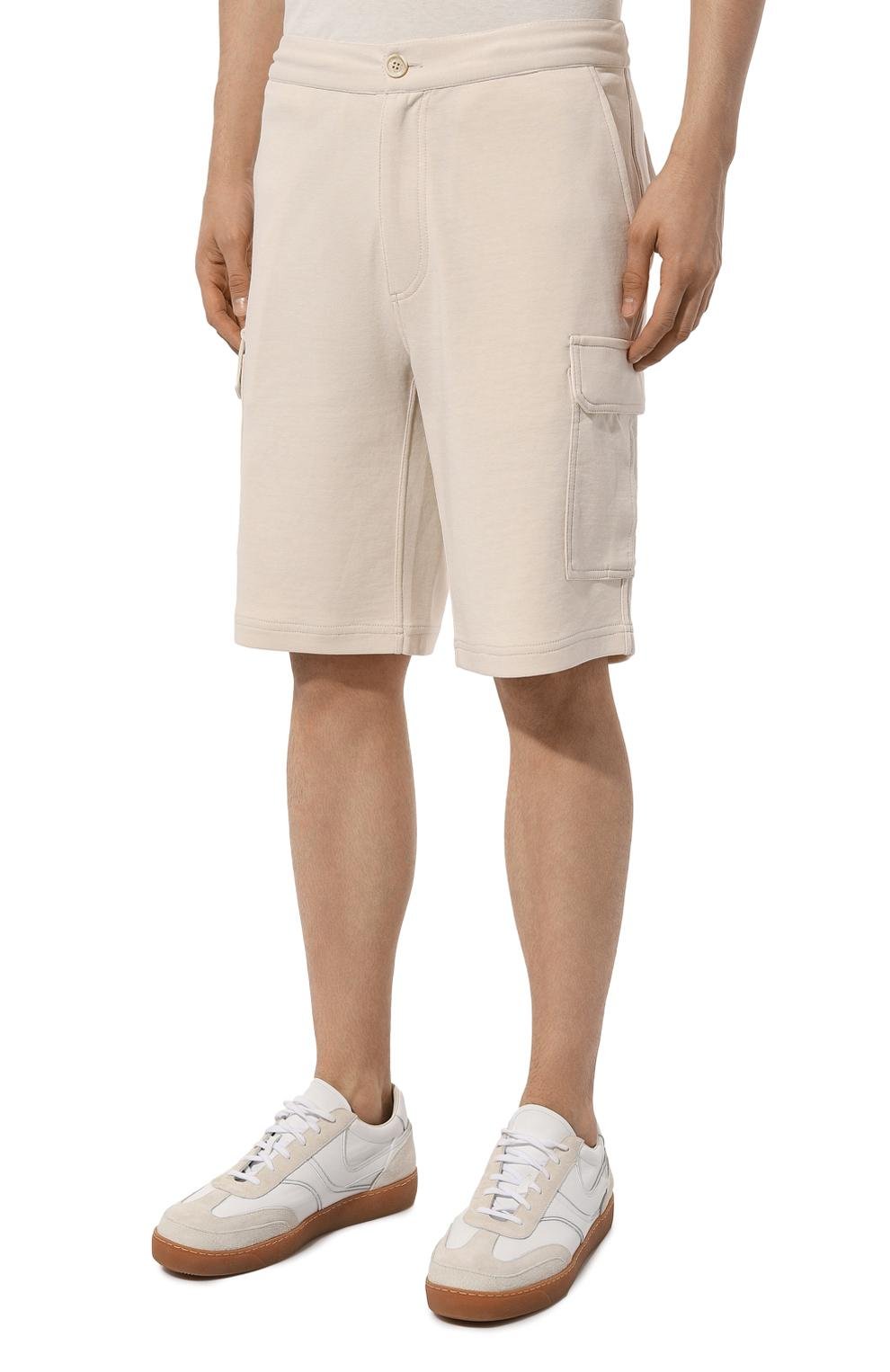 Хлопковые шорты BRUNELLO CUCINELLI, арт. M0T353222G, фото 3