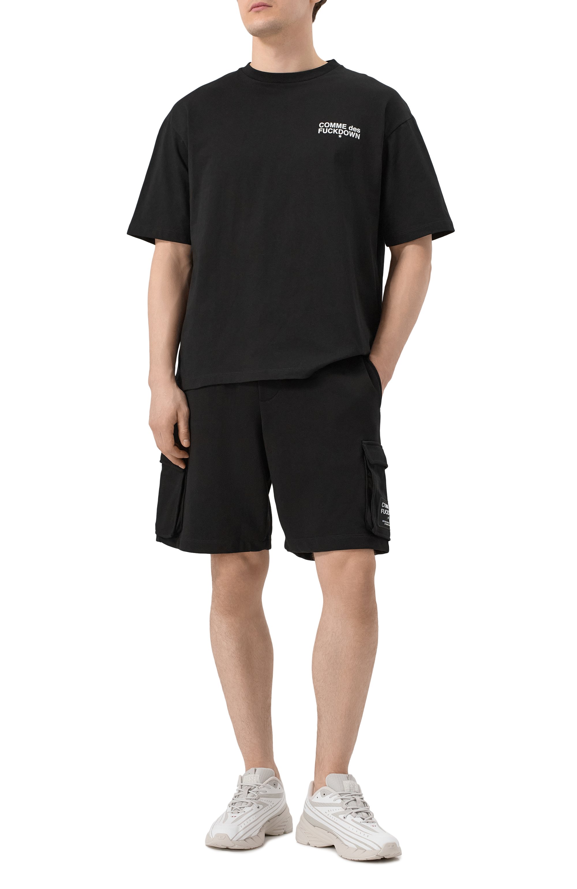 Хлопковая футболка COMME DES FUCKDOWN, арт. CFABM01509, фото 2