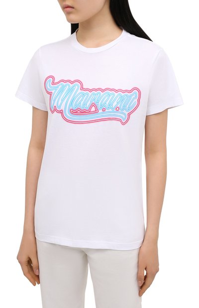 Хлопковая футболка ISABEL MARANT, арт. TS0619-21E038I/ZA0F, фото 3