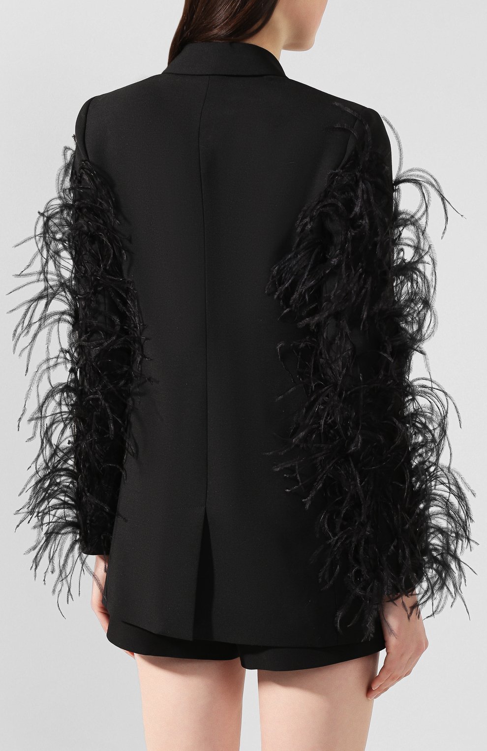 Жакет с отделкой перьями VALENTINO, арт. TB3CE1S554S, фото 4