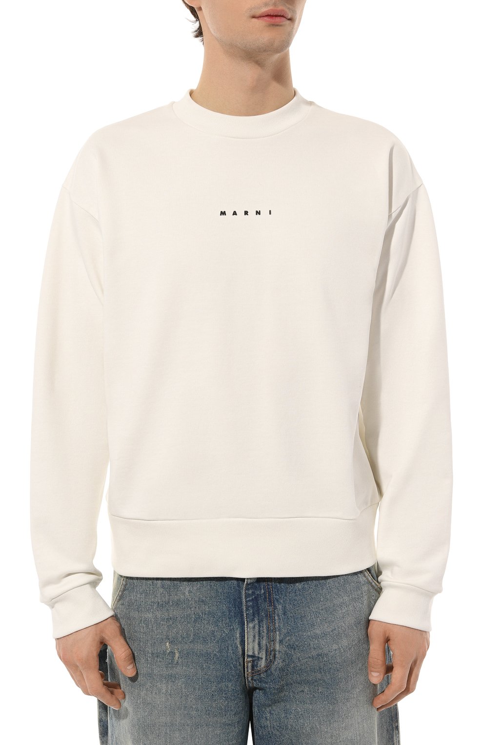 Хлопковый свитшот MARNI, арт. FUMU0074P9/USCU87, фото 3