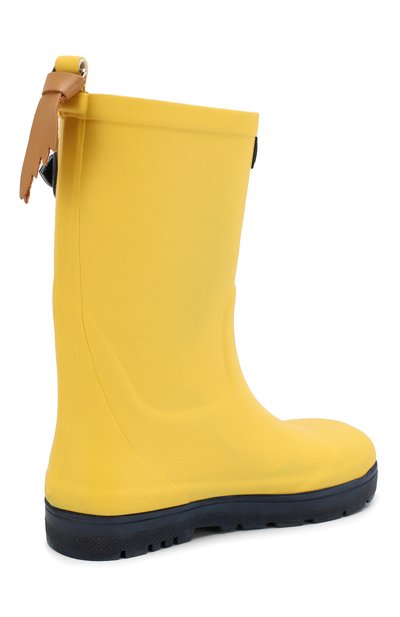 Резиновые сапоги AIGLE желтого цвета по цене 3430 руб., арт. 2433P3/W00DY P0P, фото 3 Резиновые сапоги AIGLE, арт. 2433P3/W00DY P0P, фото 3