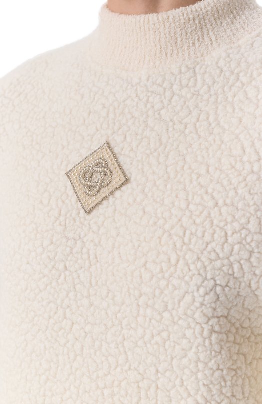 Свитер Casablanca M-AW25-JTP-438-01 Кремовый  M-AW25-JTP-438-01 Фото 5