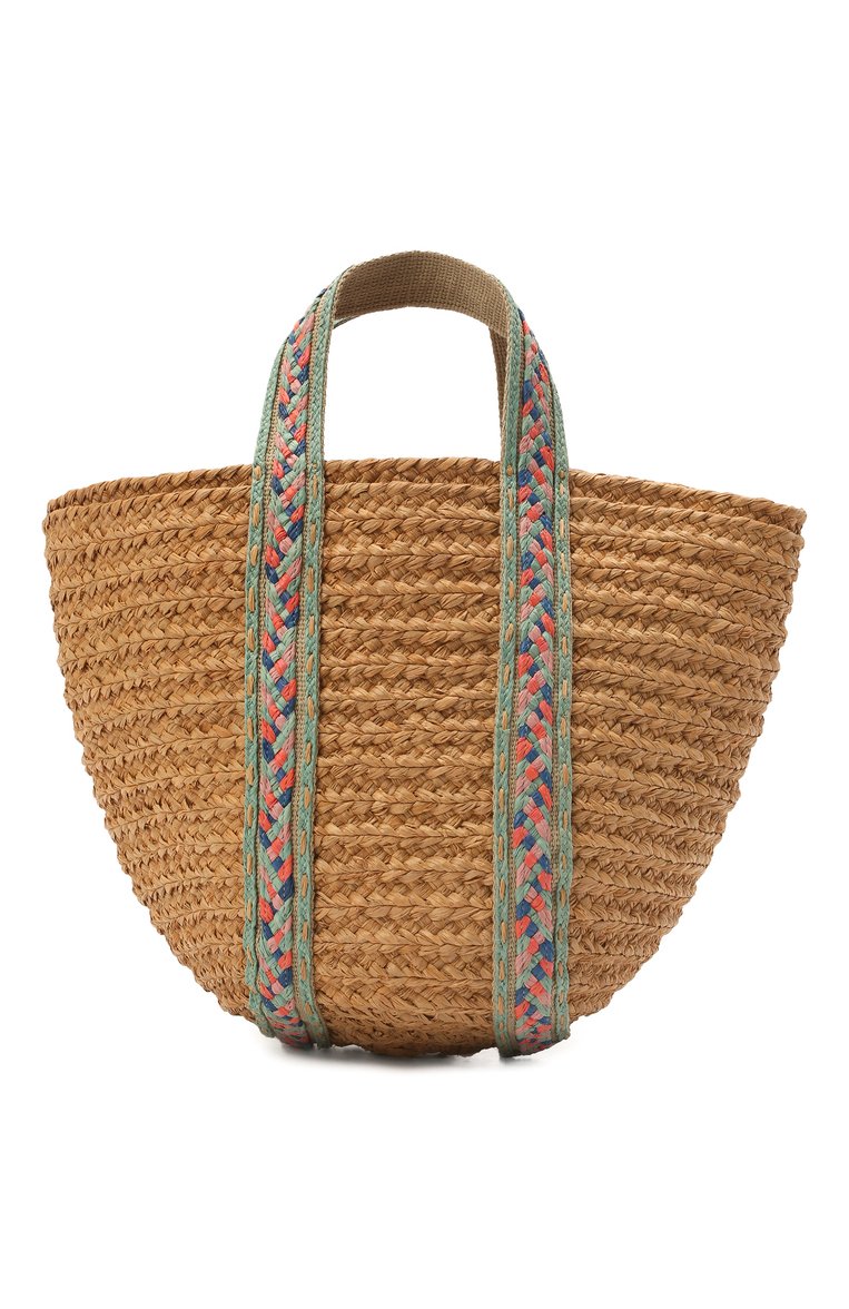 Женская сумка bondi medium SANS-ARCIDET бежевого цвета, арт. B0NDI BAG S21/M | Фото 1 (Размер: medium; Нос: Не проставлено; Материал: Рафия)