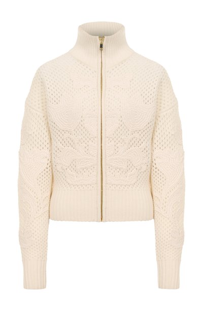 Женский кардиган из шерсти и кашемира ХОХЛОМА Х АЛЕНА АХМАДУЛЛИНА, арт. WKT1114