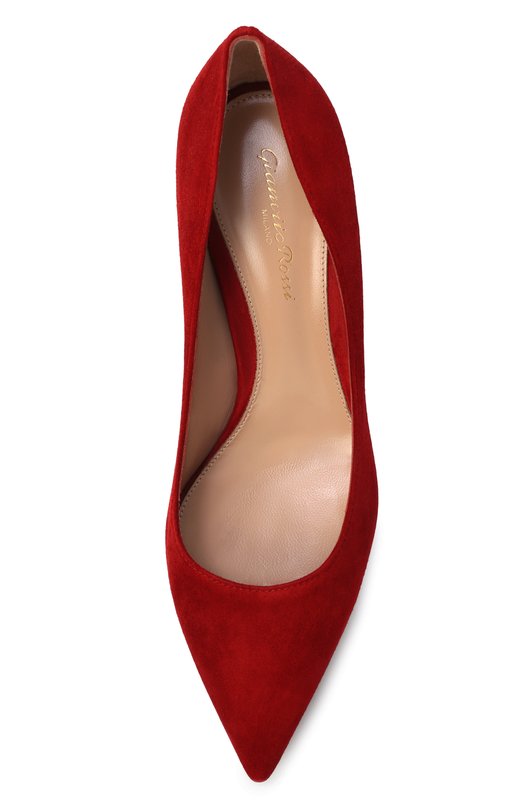 Замшевые туфли Gianvito 70 Gianvito Rossi G26770.70RIC.CAMR0UG Красный  G26770.70RIC.CAMR0UG Фото 6
