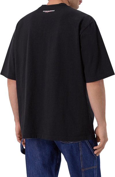 Хлопковая футболка DSQUARED2, арт. S71GD1598/D20020, фото 4