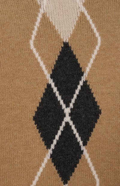 Шерстяной пуловер PAOLO PECORA MILANO бежевого цвета по цене 28050 руб., арт. PP4096/6-12, фото 3 Шерстяной пуловер PAOLO PECORA MILANO, арт. PP4096/6-12, фото 3