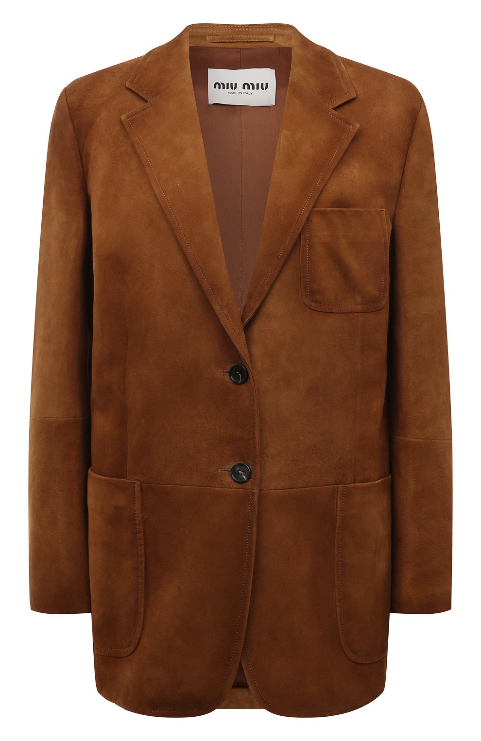 Замшевый жакет MIU MIU, арт. MPG459-104R-F0401, фото 1