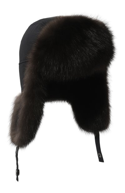 Шапка-ушанка из меха соболя BLACK SABLE, арт. BS-47CAF9, фото 1