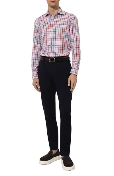 Мужская хлопковая рубашка LUIGI BORRELLI, арт. SR3711